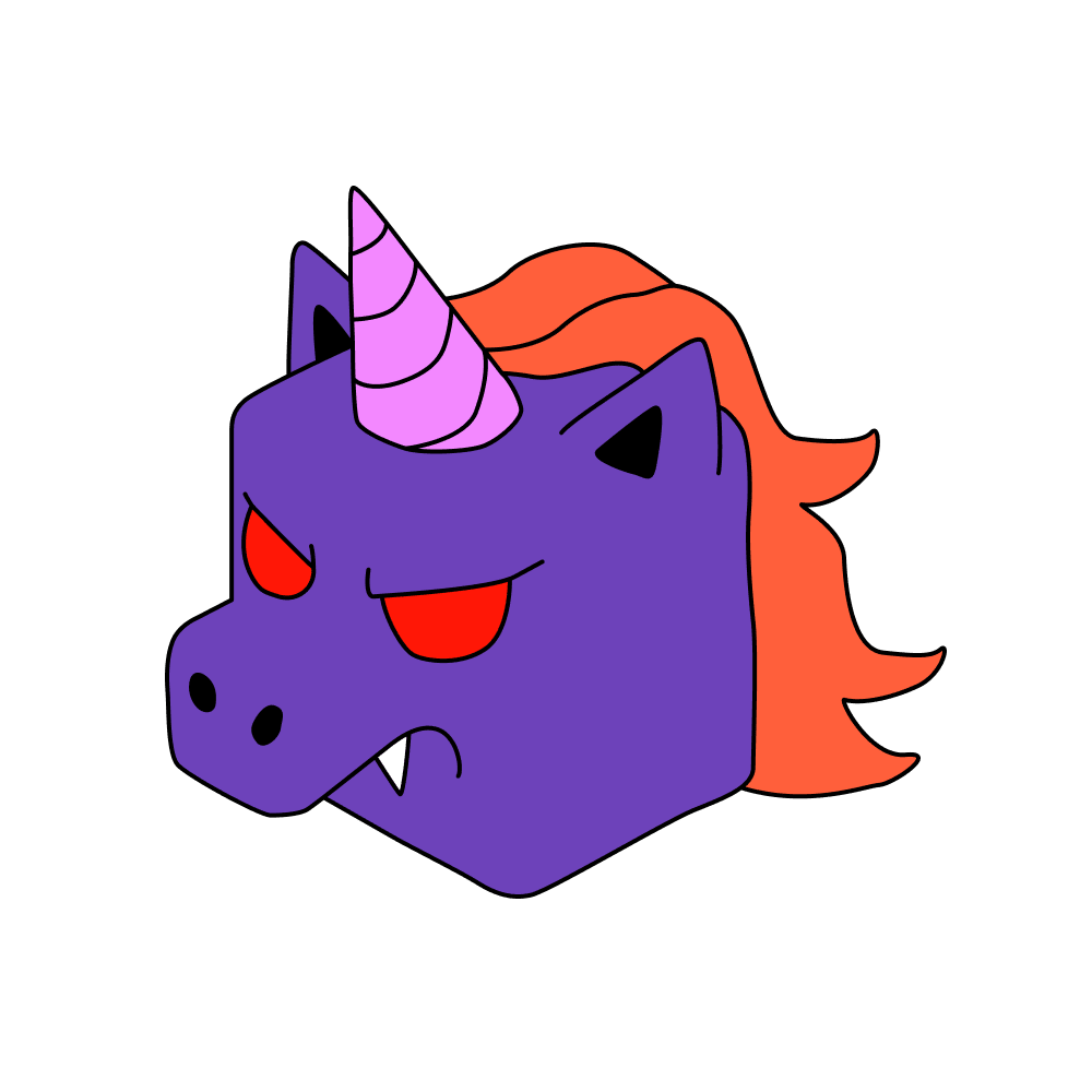 Evil Unicorn_filled